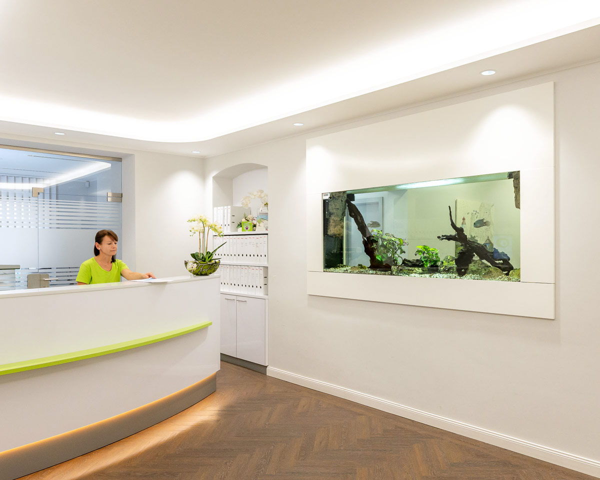 Freundlicher Empfang in der Augenarztpraxis Freiberg